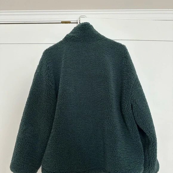 Levi's Dark Green Teddy Jacket - Picture 6 of 7
